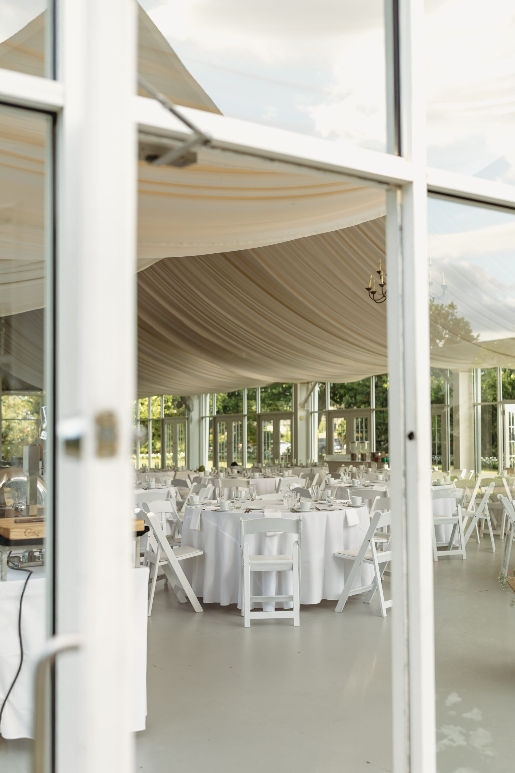 Ritz Charles Garden Pavilion wedding ceremony 